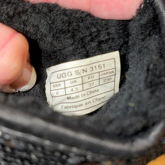 UGG Black Sequin Boots - Picture 2 of 11